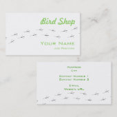 Bird Shop名刺 名刺 (正面/裏面)