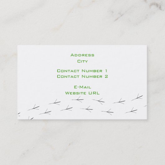 Bird Shop名刺 名刺 (裏面)