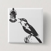 BIRD SINGING 缶バッジ (正面)