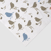 Bird Song Music Note Collage Decompage 薄葉紙 (詳細)