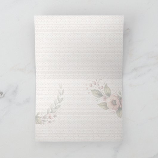 Bird Spring Thinking Of You シーズンカード (内部)