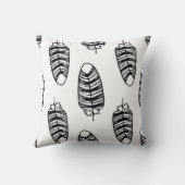 Bird striped feather pattern. Seamless pattern of クッション (裏面)