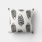Bird striped feather pattern. Seamless pattern of クッション (正面)