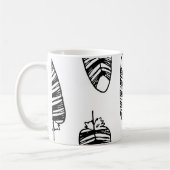Bird striped feather pattern. Seamless pattern of コーヒーマグカップ (左)