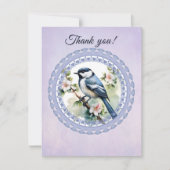 bird thank you card サンキューカード (正面)