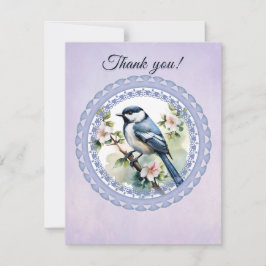 bird thank you card サンキューカード