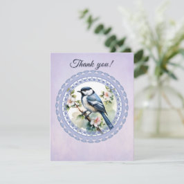 bird thank you card サンキューカード