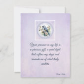 bird thank you card サンキューカード (裏面)