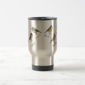 Bird Travel Mug – Garden Birds Watercolour  トラベルマグ (中央)