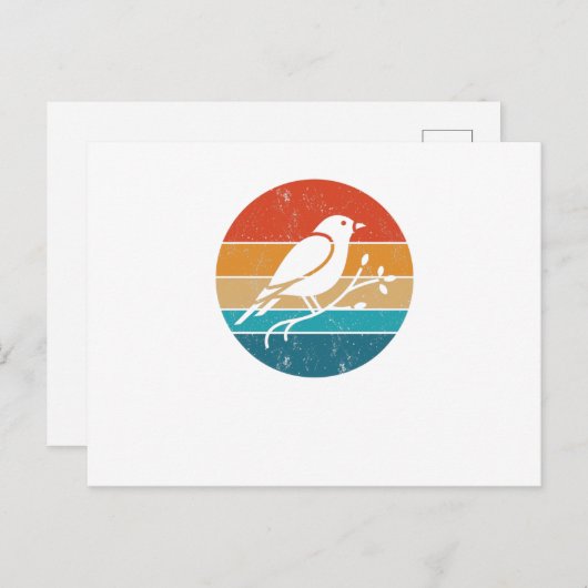 Bird Watching Birds Observer Bird ポストカード (正面/裏面)