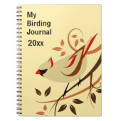 Bird Watching Journal ノートブック (正面)