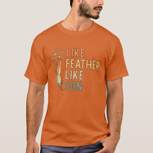 Bird Watching Like Feather Like Son Bird Watcher g Tシャツ (正面)