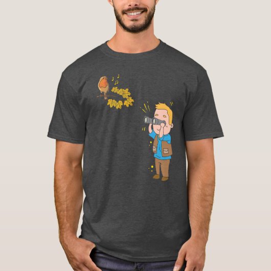 Bird Watching Ornithologistwitcher Gift gift frien Tシャツ (正面)