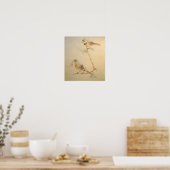 Bird Watercolor – Nature Wall Art ポスター (キッチン)