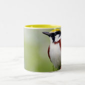 Bird yellow_iphone ツートーンマグカップ (中央)