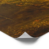 Birdcatcherを使用した風景(パネル上の油) ポスター (角)