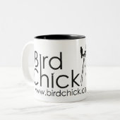 Birdchickのマグの白 ツートーンマグカップ (正面左)