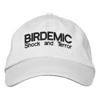 BIRDEMIC – ショックとテロの帽子 刺繍入りキャップ