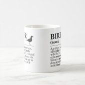 Birder definition - wild bird observer コーヒーマグカップ (中央)
