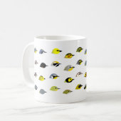 BirdFaceのアメリカムシクイのマグ コーヒーマグカップ (正面左)