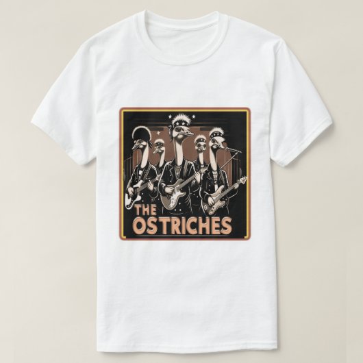 Birdhouse Rock Tee - Ostrich Band  Tシャツ (デザイン正面)