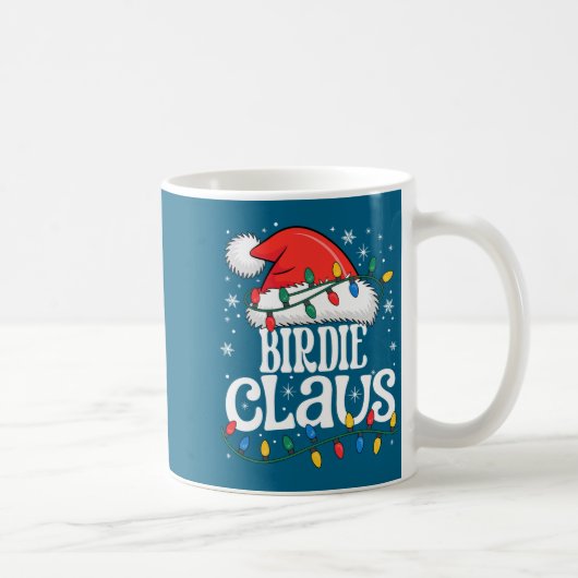 Birdie Claus Funny Xmas Christmas Grandma Holiday  コーヒーマグカップ (右)