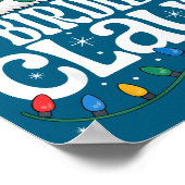 Birdie Claus Funny Xmas Christmas Grandma Holiday ポスター (角)