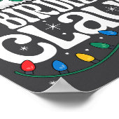 Birdie Claus Funny Xmas Christmas Grandma Holiday  ポスター (角)