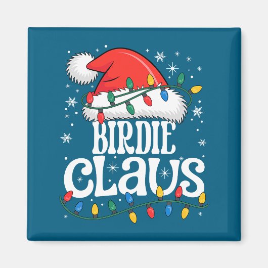 Birdie Claus Funny Xmas Christmas Grandma Holiday  マグネット (正面)