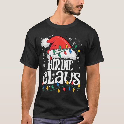 Birdie Claus Funny Xmas Christmas Grandma Holiday  Tシャツ (正面)