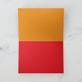 Birdie customizable holiday  card カード (内部)