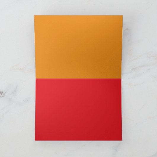 Birdie customizable holiday  card カード (内部)