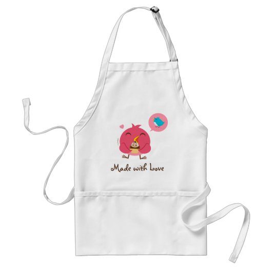 Birdie*Loveのかわいいエプロン スタンダードエプロン (正面)