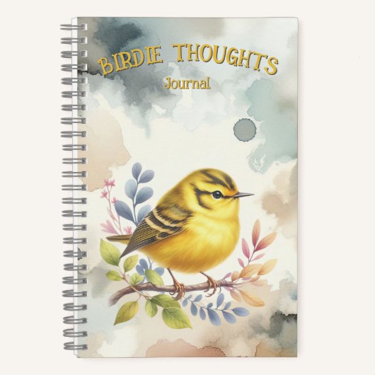 Birdie Thoughts Journal ノートブック (正面)