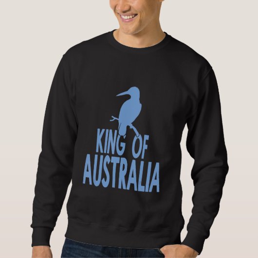 Birding Australia Laughing Kookaburra スウェットシャツ (正面)