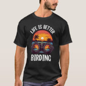 Birding Bird  Birdwatching Birder Tシャツ (正面)