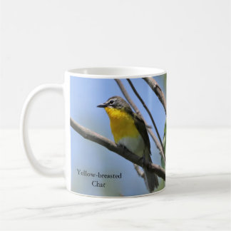 BirdingCollectiblesによるイエローブレストチャットマグ コーヒーマグカップ