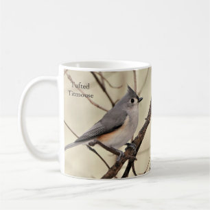 BirdingCollectiblesによるTufted Titmouse Mug コーヒーマグカップ