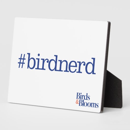 #birdnerd フォトプラーク (側面)