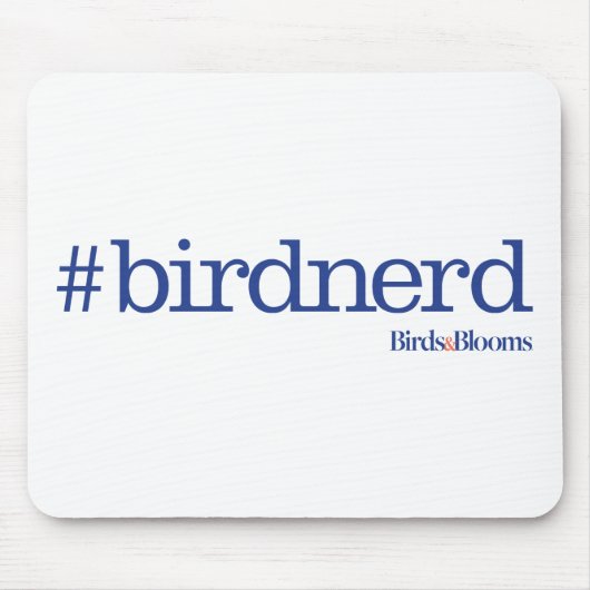 #birdnerd マウスパッド (正面)