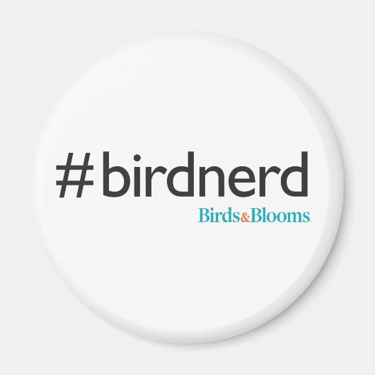 #BirdNerd マグネット (正面)
