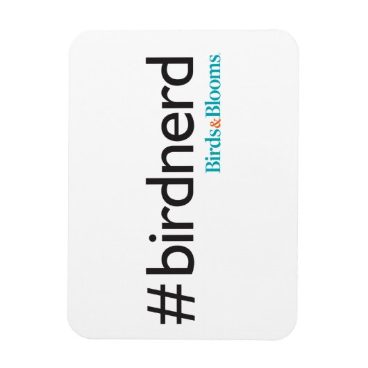 #BirdNerd マグネット (縦)