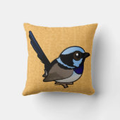 BirdorableすばらしいFairywren クッション (裏面)