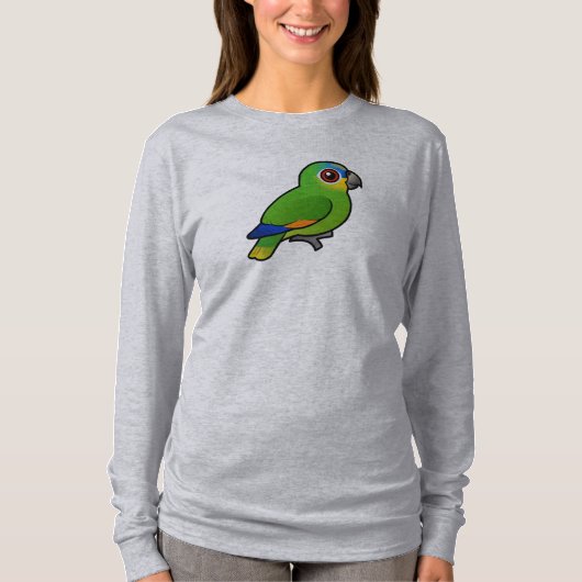 Birdorableによってはアマゾンがオレンジ飛びました Tシャツ (正面)