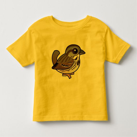 Birdorableのウタスズメ トドラーTシャツ (正面)