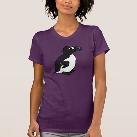 Birdorableのオオウミガラス Tシャツ (正面)