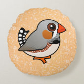 Birdorableのキンカチョウ ラウンドクッション (正面)