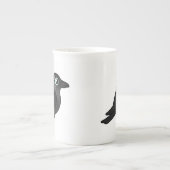 Birdorableのコクマルガラス ボーンチャイナマグカップ (正面)