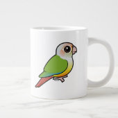 Birdorableのシナモン緑cheekedのConure ジャンボコーヒーマグカップ (右)