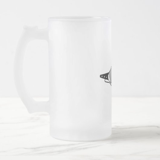 Birdorableのセグロカモメ フロストグラスビールジョッキ (左)